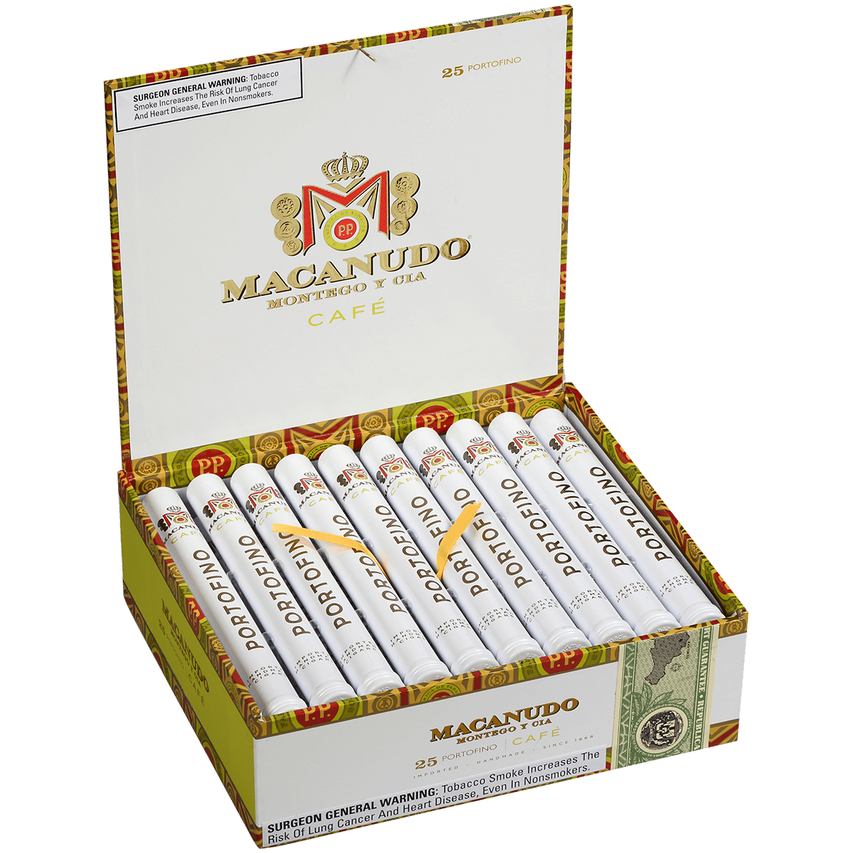 Macanudo Cafe Portofino Aluminum Tube 25ct 4