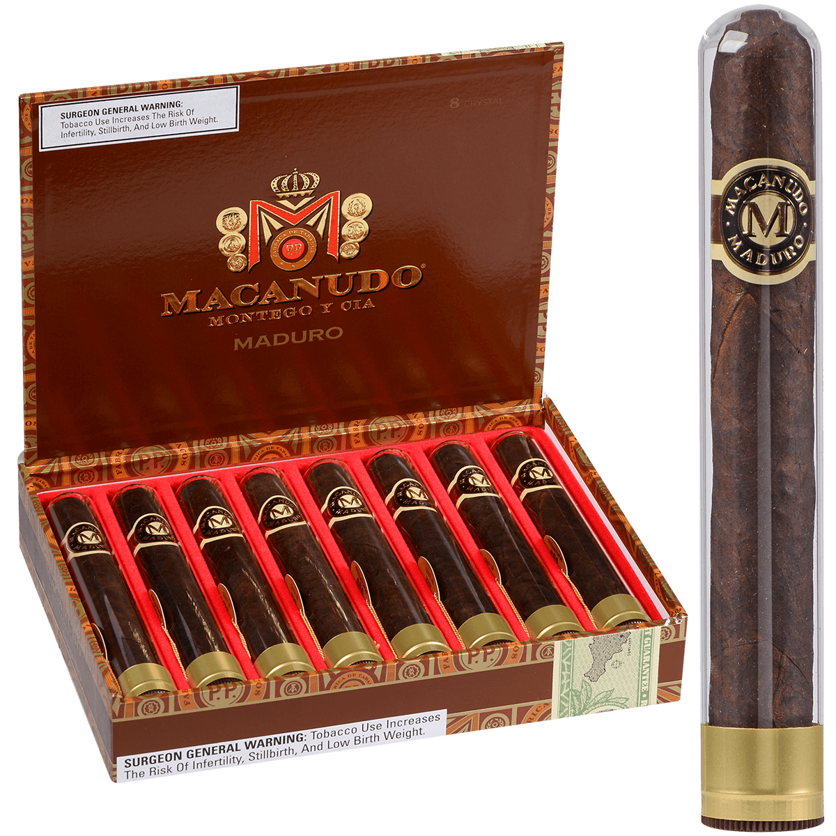 Macanudo Crystal Maduro 8ct