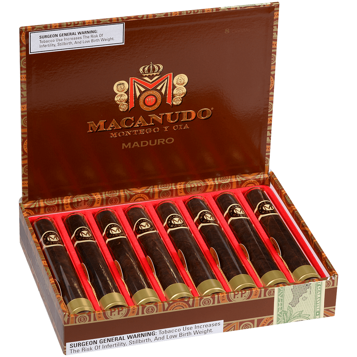 Macanudo Crystal Maduro 8ct 4