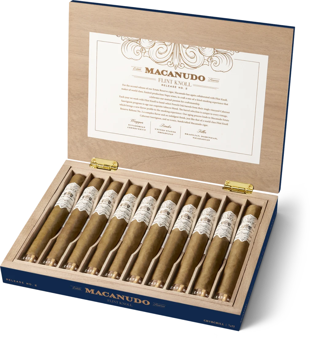 Macanudo Estate Reserve Flint Knoll No. 2 Toro 10ct