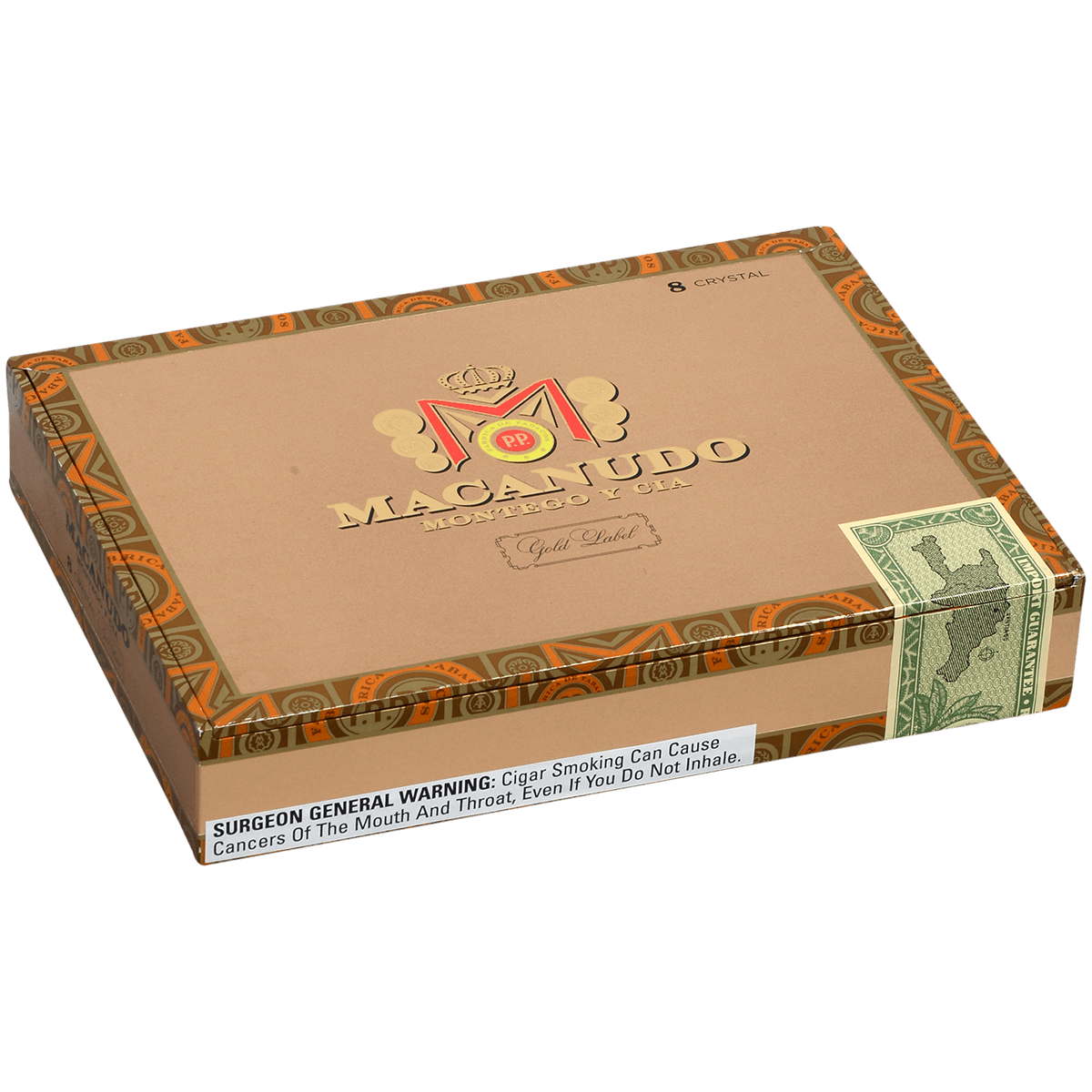 Macanudo Gold Label Crystal 8ct 3