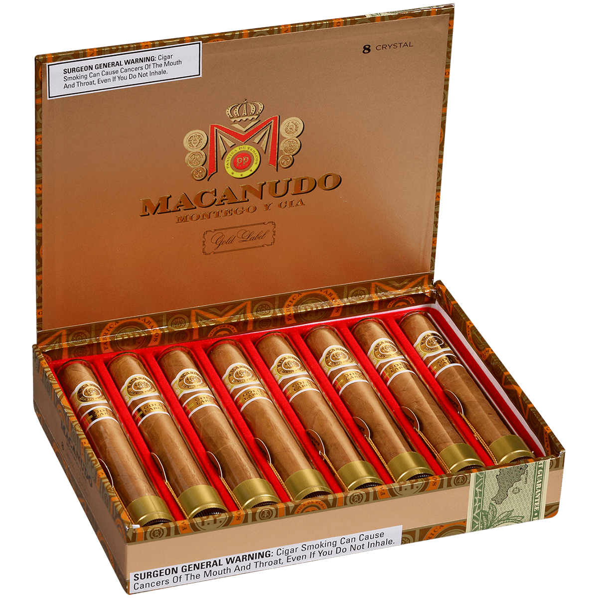 Macanudo Gold Label Crystal 8ct 4