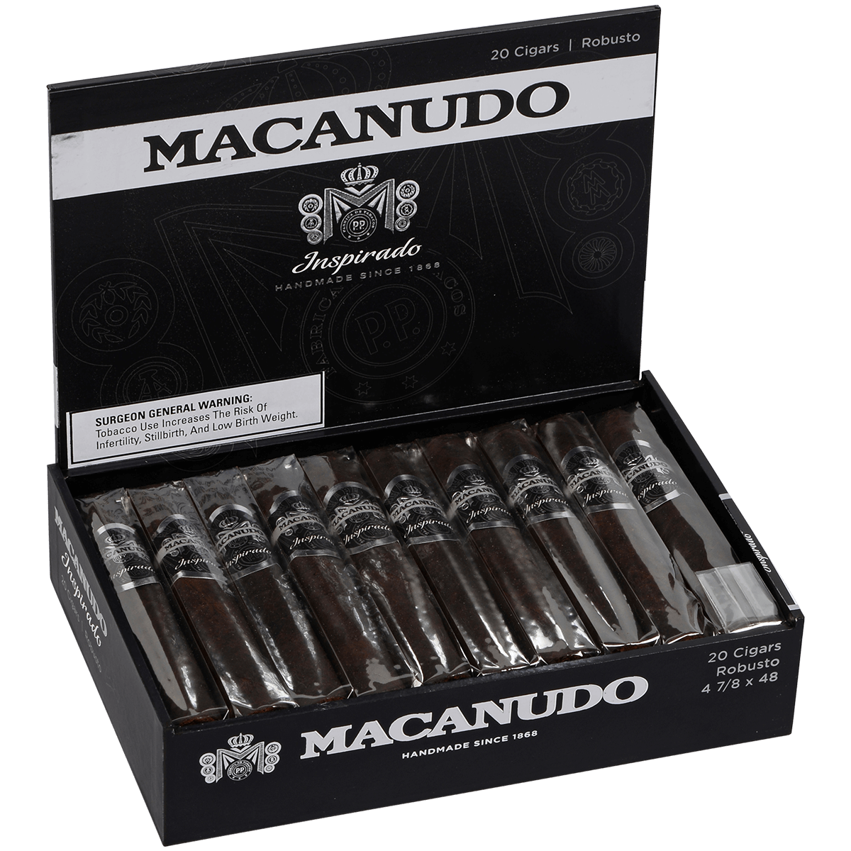 Macanudo Inspirado Black Robusto 20ct 4