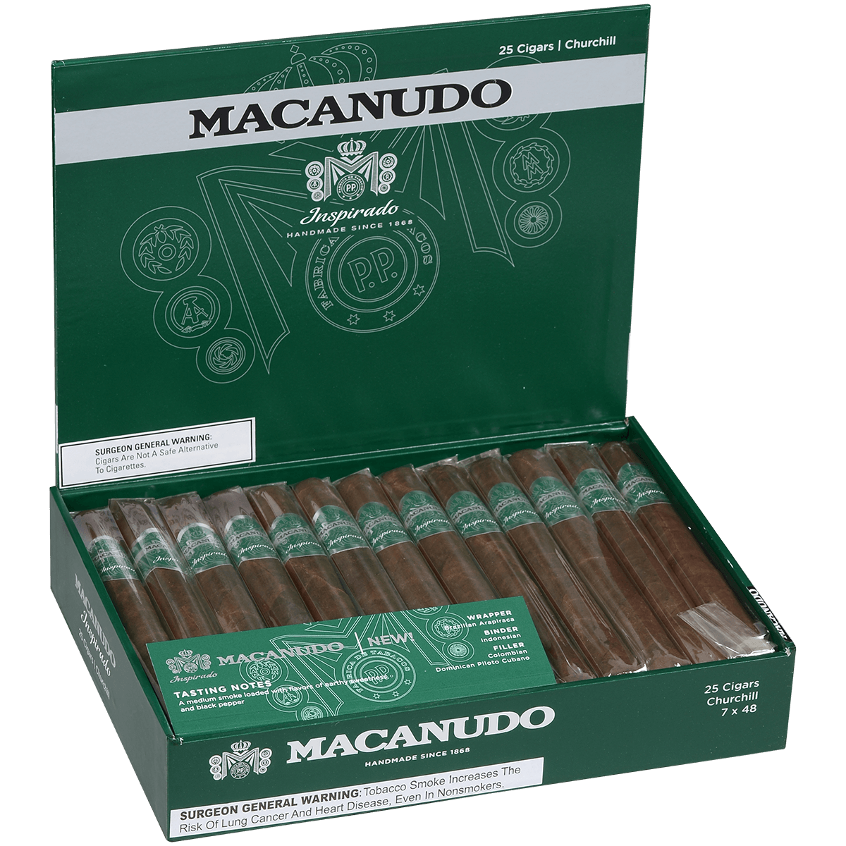 Macanudo Inspirado Green Churchill 20ct 4
