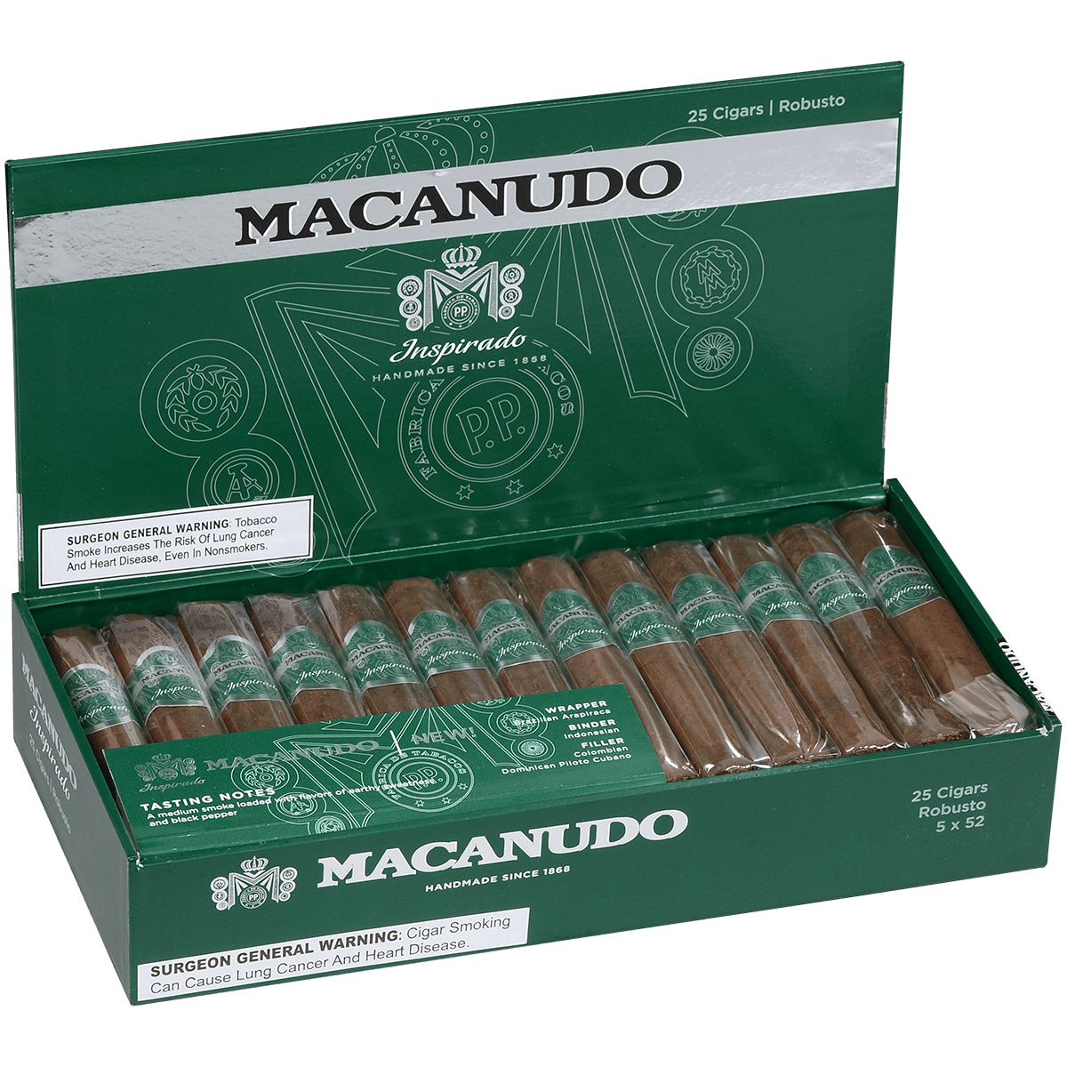 Macanudo Inspirado Green Robusto 20ct 4