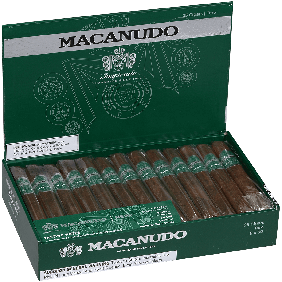Macanudo Inspirado Green Toro 25ct 4