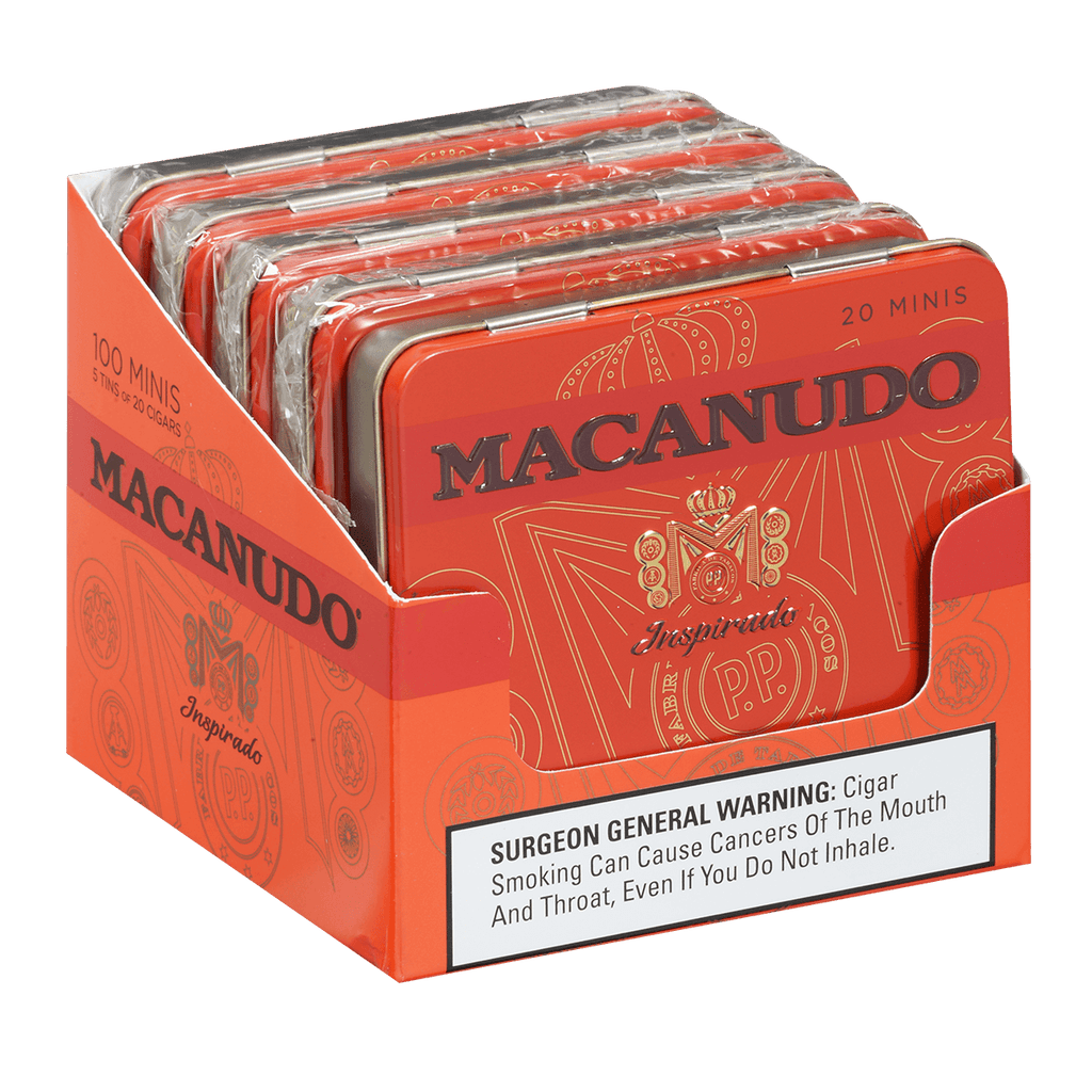 Macanudo Inspirado Orange Mini Pack of 100 2
