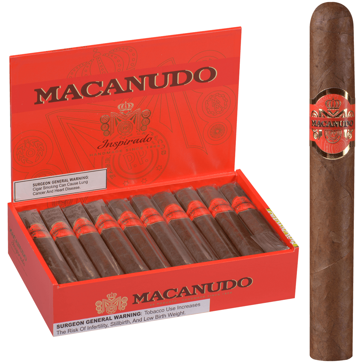 Macanudo Inspirado Orange Robusto 20ct
