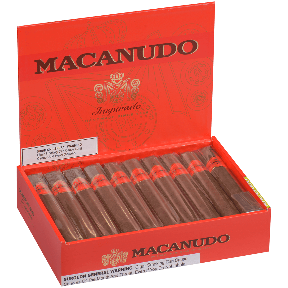 Macanudo Inspirado Orange Toro 20ct 4