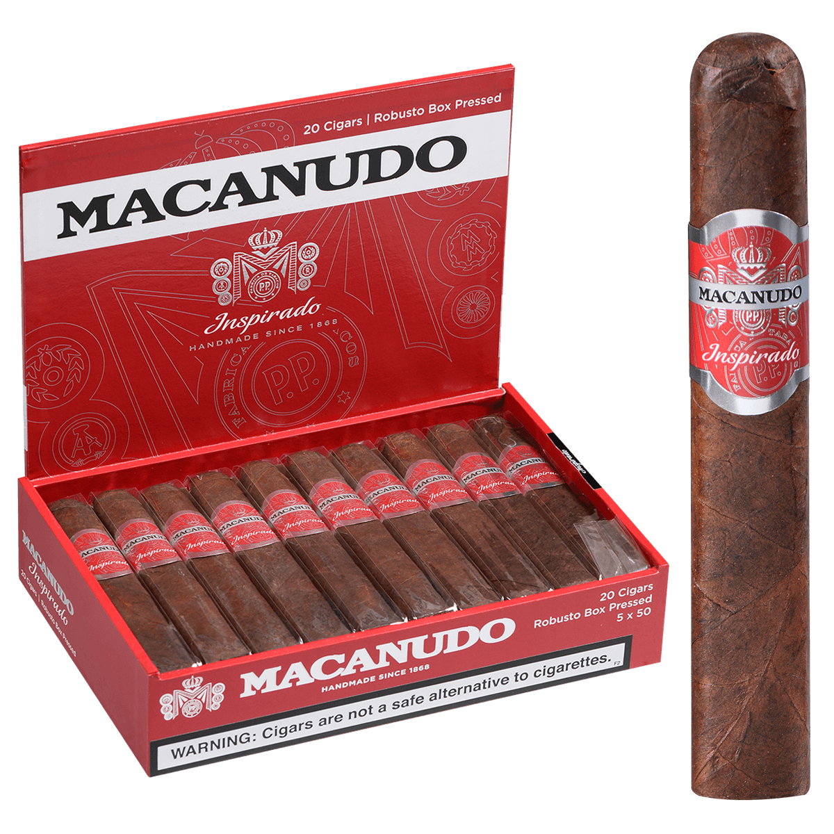 Macanudo Inspirado Red Robusto 20ct