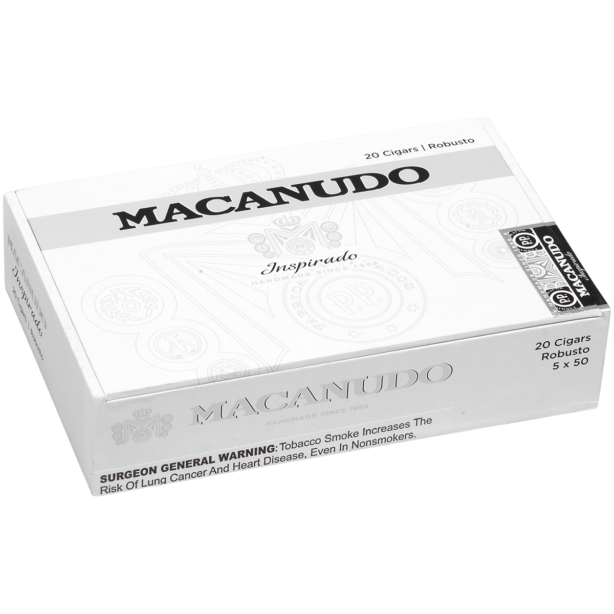 Macanudo Inspirado White Robusto 20ct 3
