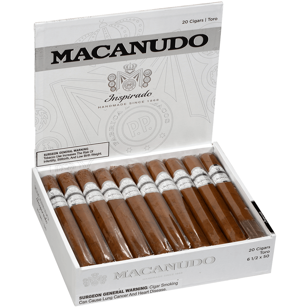 Macanudo Inspirado White Toro 20ct 4