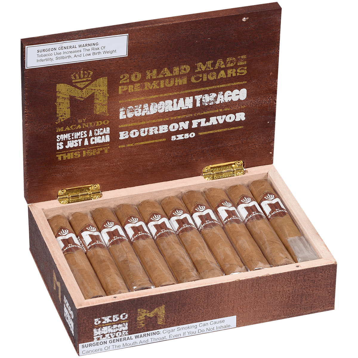 Macanudo M Bourbon Robusto 20ct 4