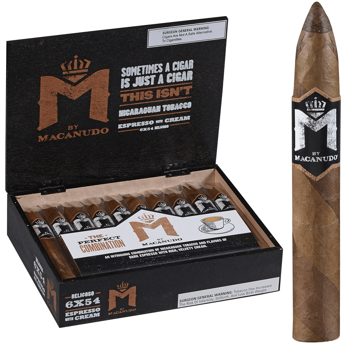 Macanudo M Espresso Belicoso 20ct