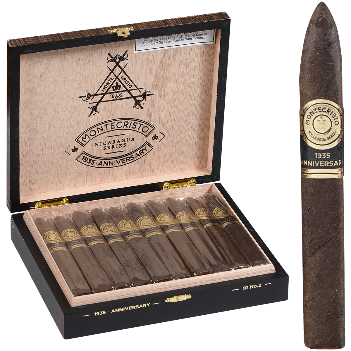 Montecristo 1935 Anniversary Nicaragua No. 2 10ct