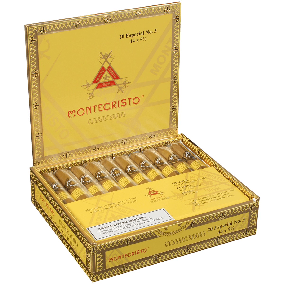 Montecristo Classic Especial No.3 20ct 4