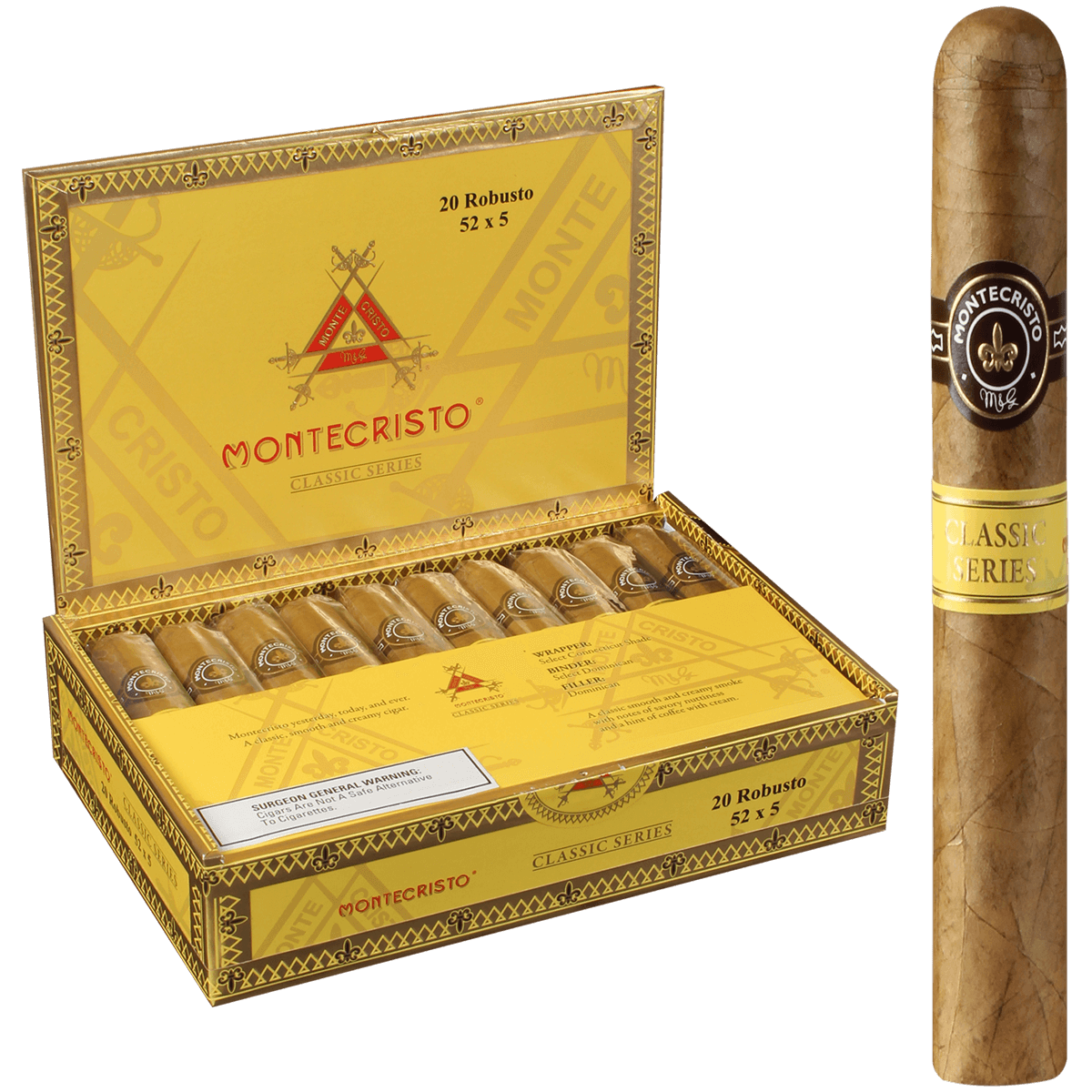 Montecristo Classic Robusto 20ct