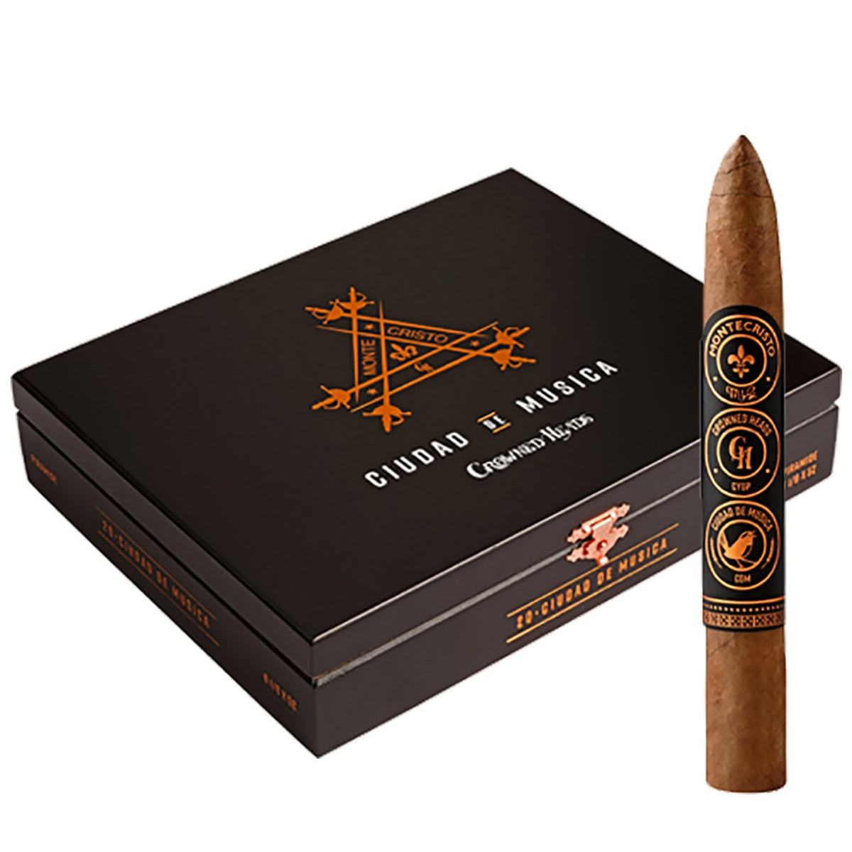 Montecristo Cuidad De Musica Piramide 20ct 2