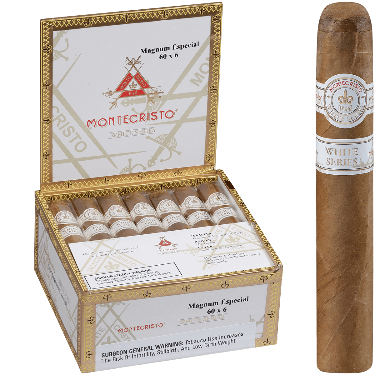 Montecristo White Magnum Especial 20ct