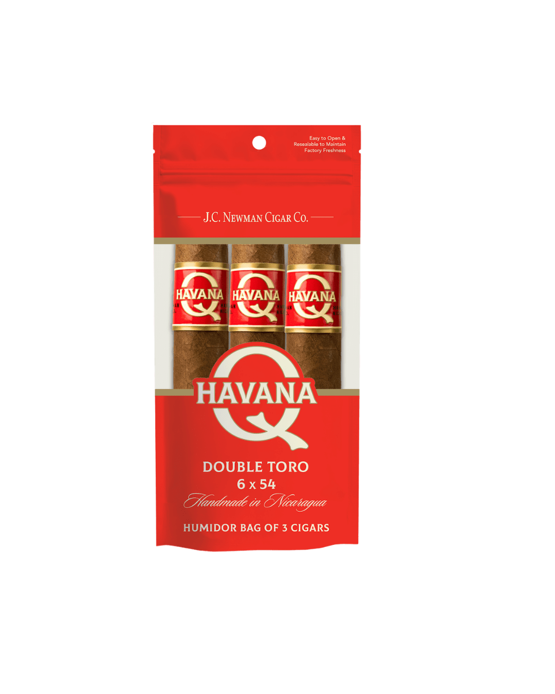 J.C Newman Havana Q Double Toro Fresh Pack of 3