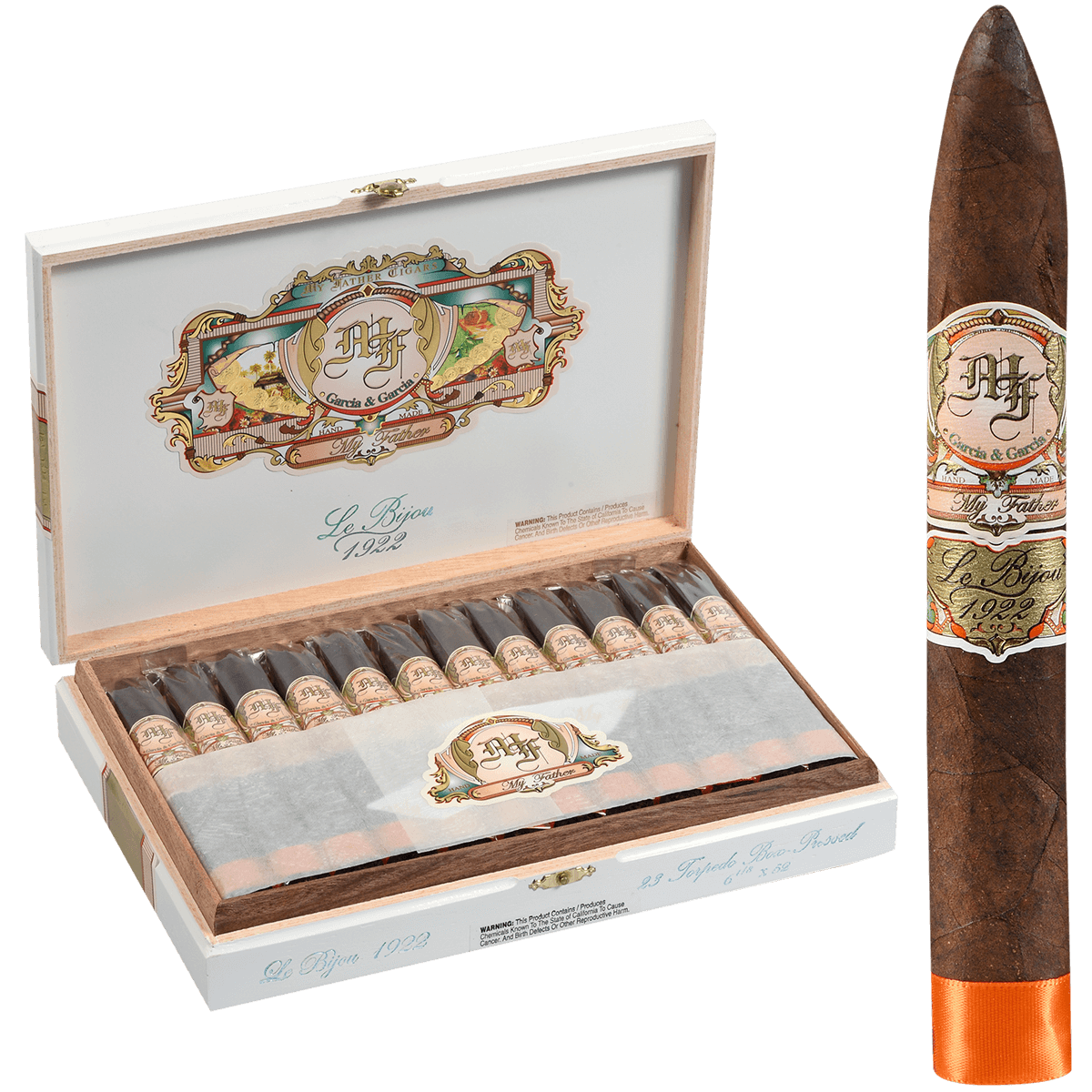 My Father Le Bijou 1922 Torpedo Box Pressed 23ct