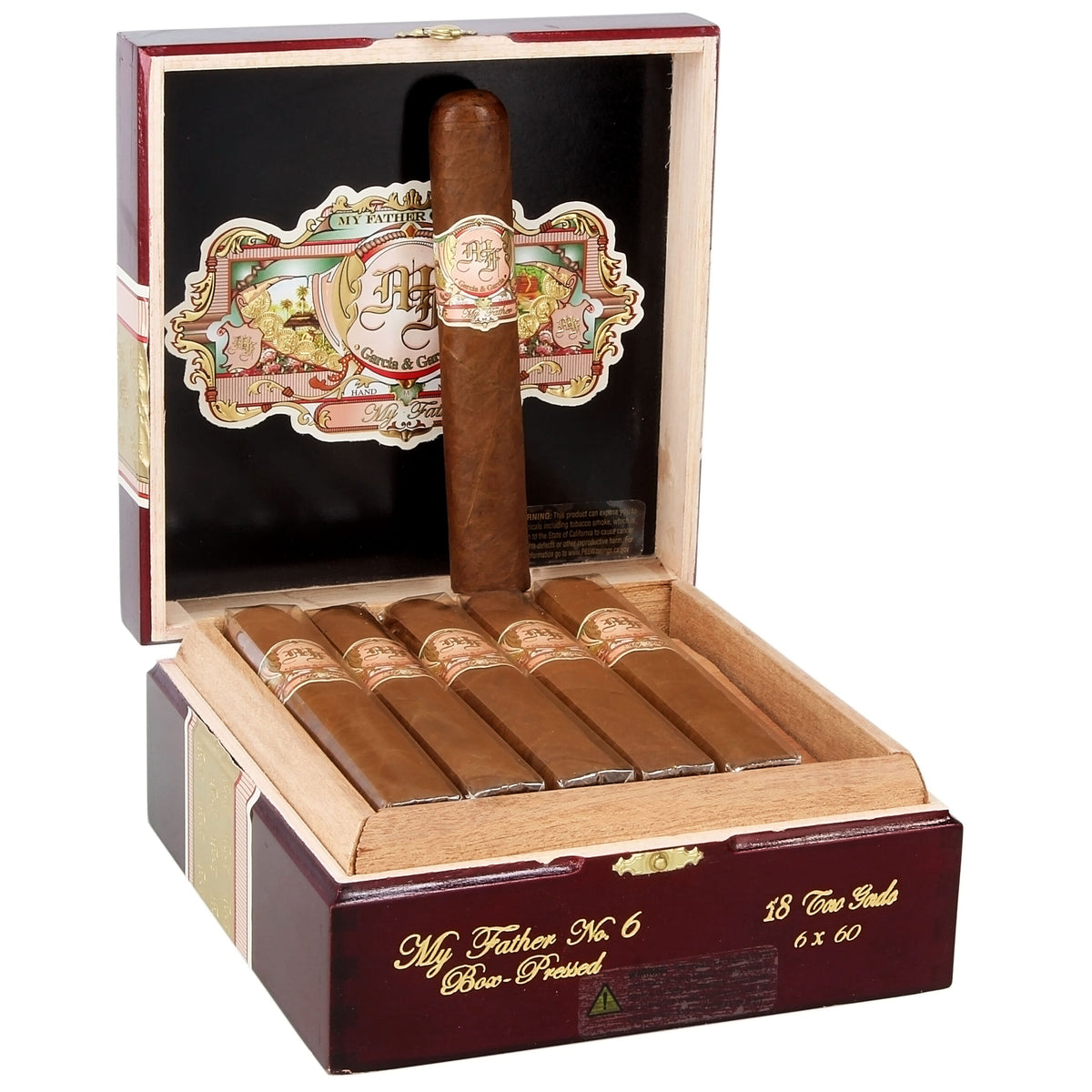 My Father No.6 Toro Gordo Box Pressed 18ct