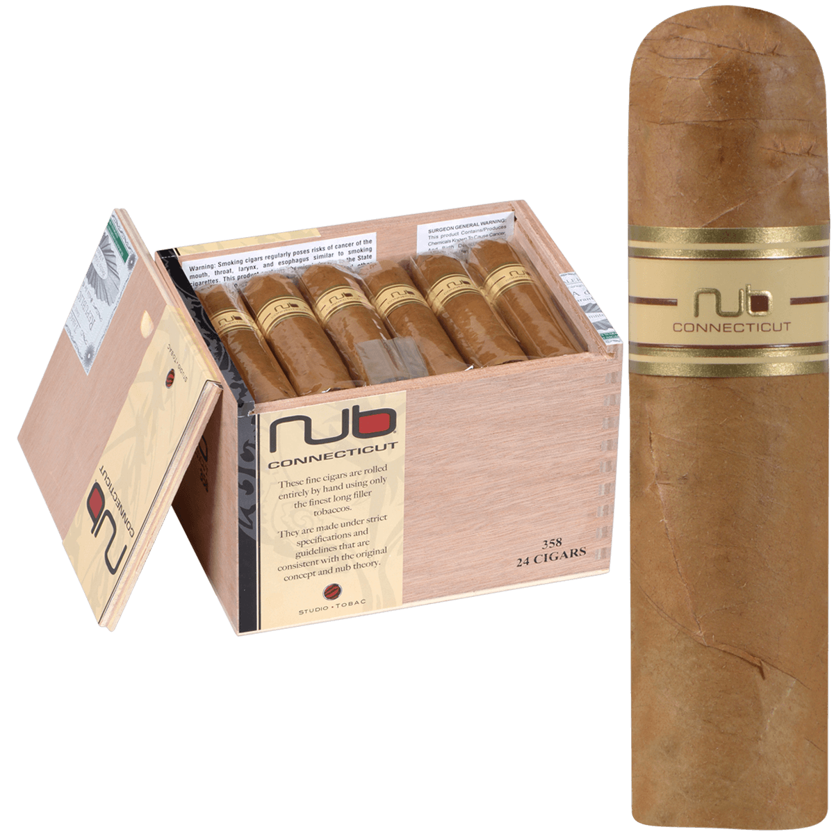 Oliva Nub Connecticut 358 24ct