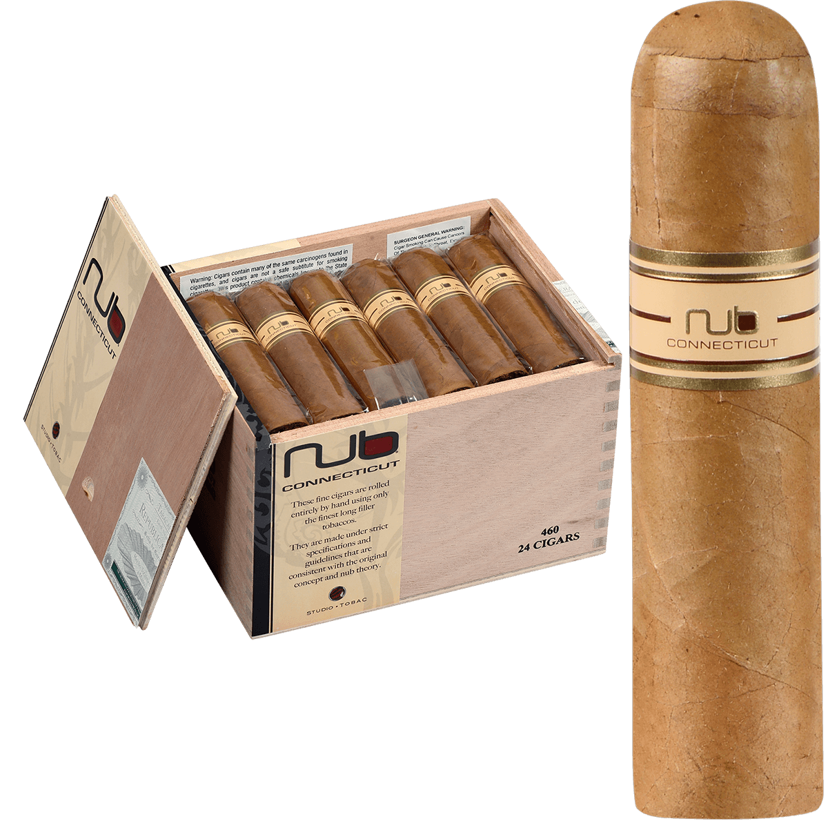 Oliva Nub Connecticut 460 24ct