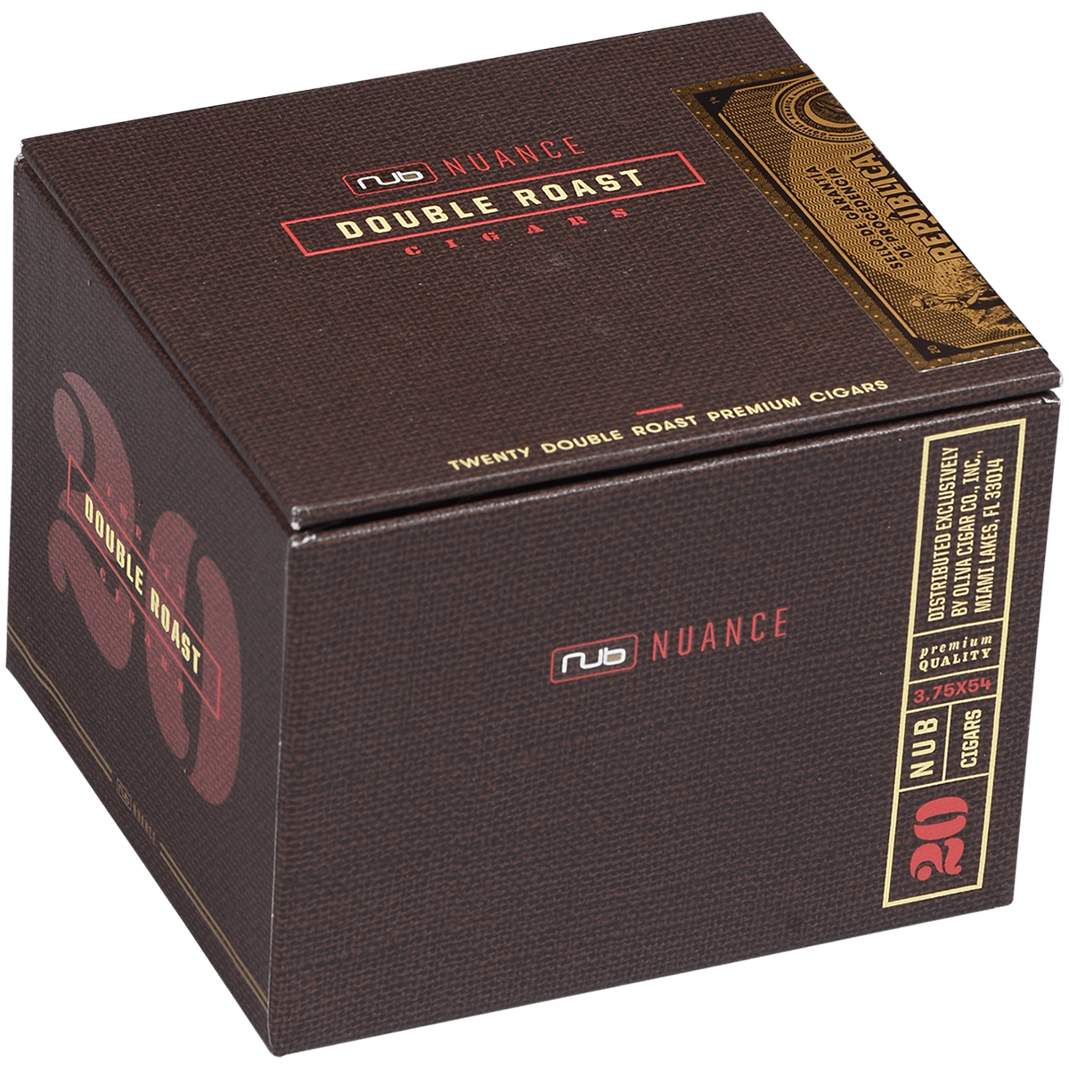 Oliva Nub Double Roast Macchiato 3.75x54 20ct 3