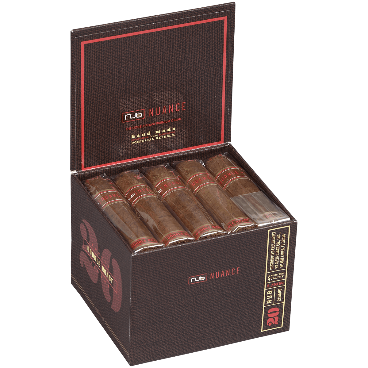 Oliva Nub Double Roast Macchiato 3.75x54 20ct 4