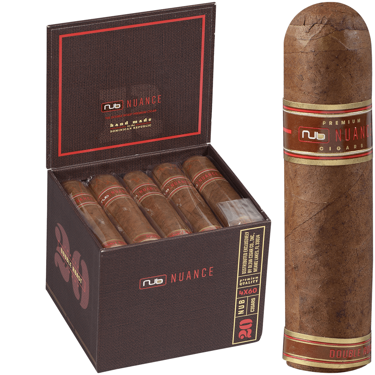 Oliva Nub Double Roast Macchiato 4x60 20ct