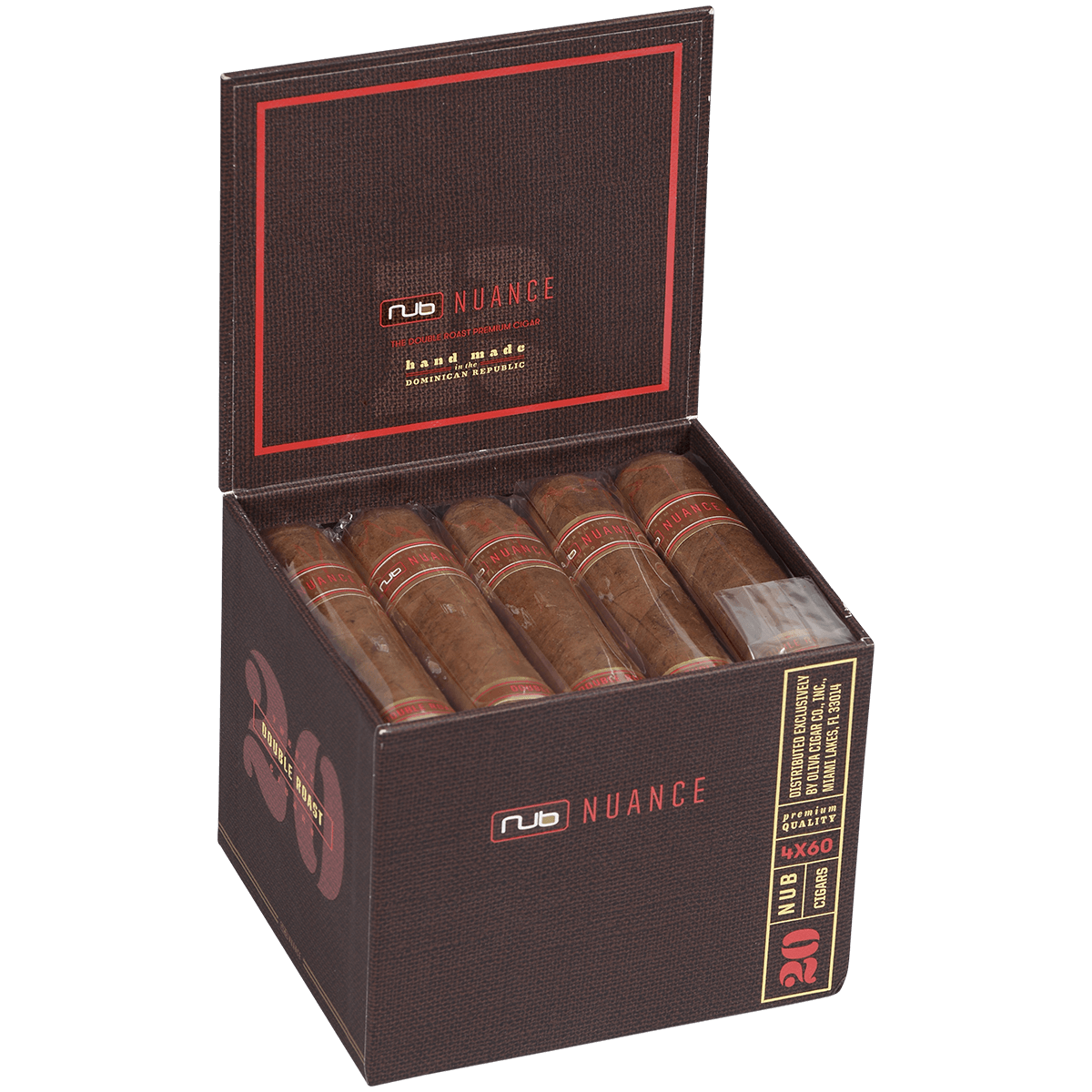 Oliva Nub Double Roast Macchiato 4x60 20ct 4