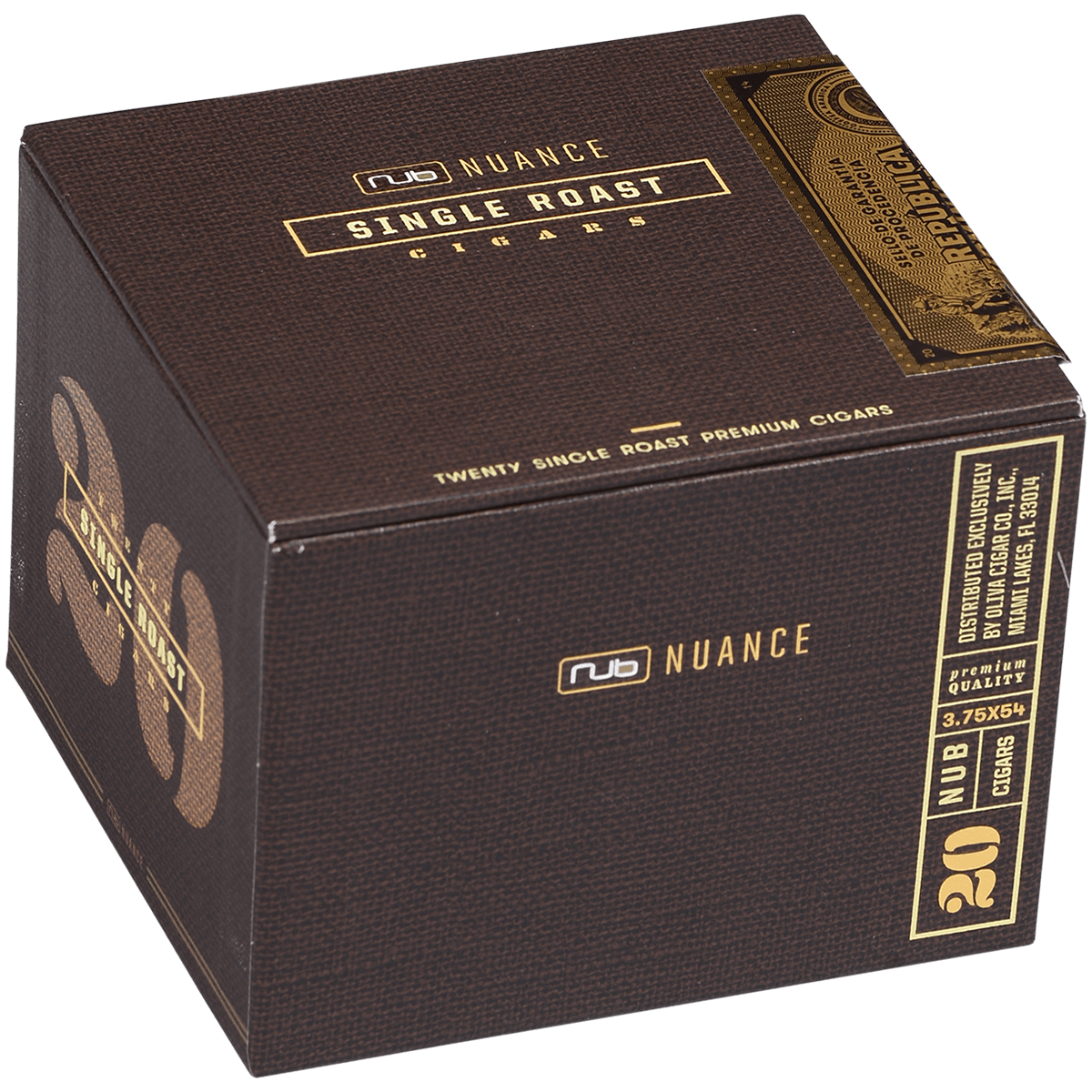 Oliva Nub Single Roast Cappucino 3.75x54 20ct 3