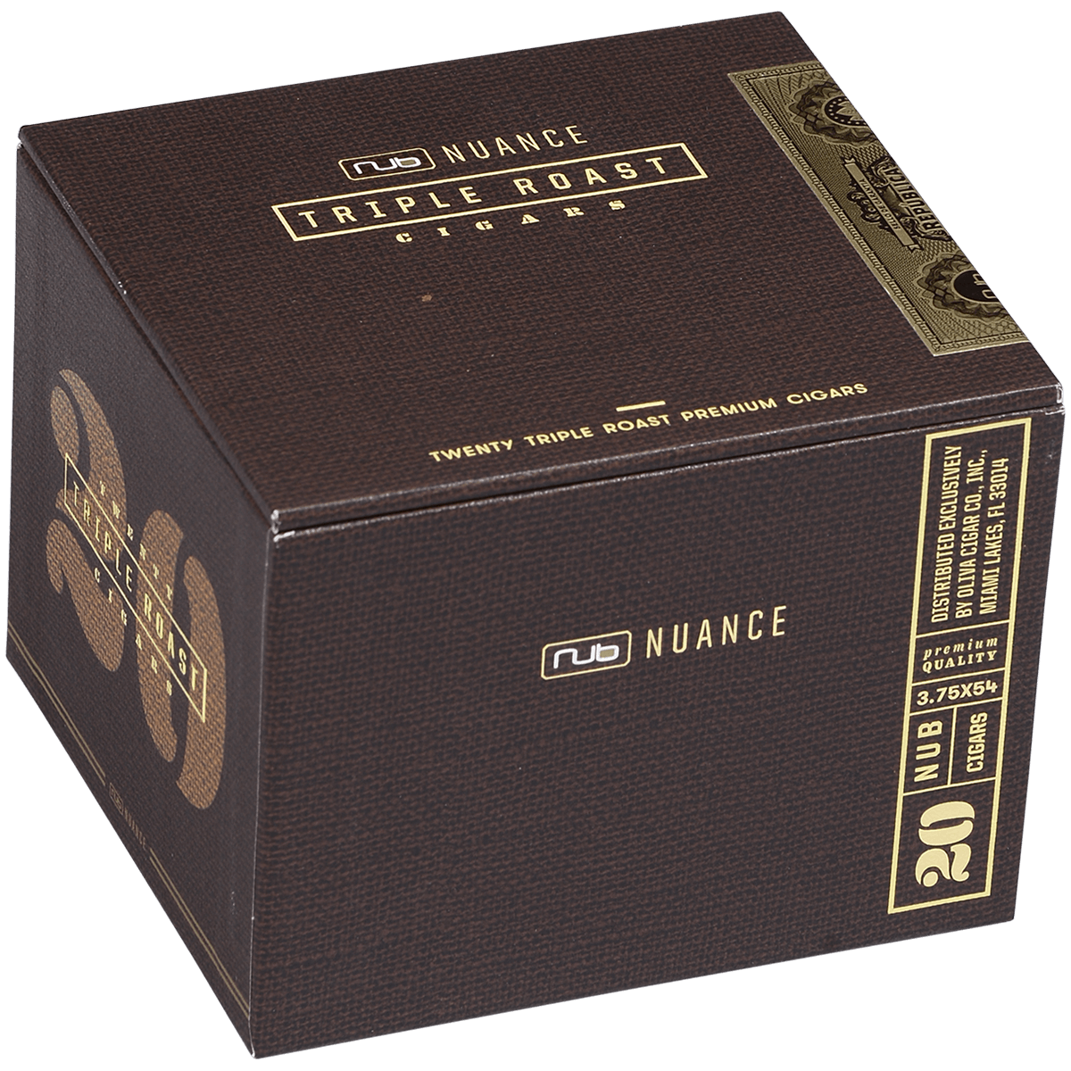 Oliva Nub Triple Roast Espresso 3.75x54 20ct 3