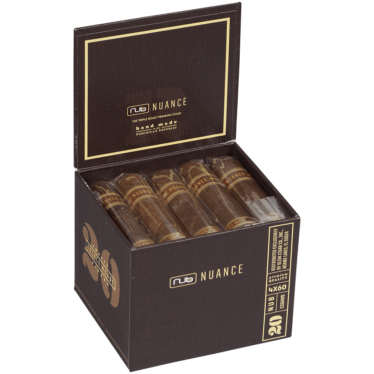 Oliva Nub Triple Roast Espresso 4x60 20ct 4
