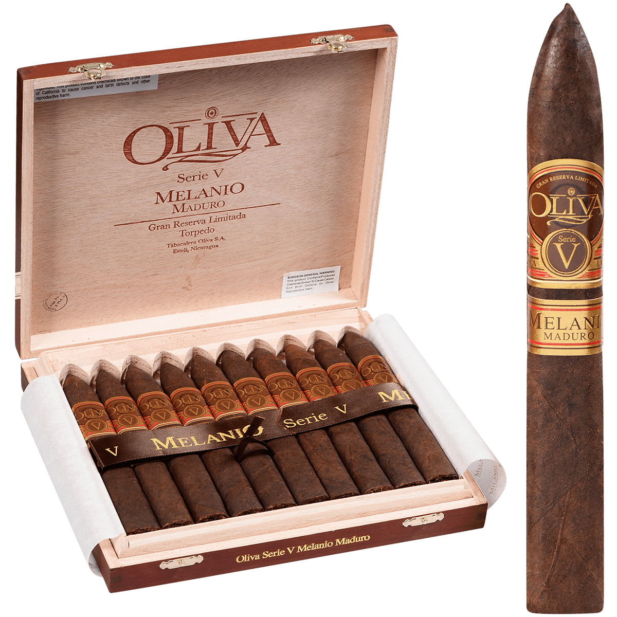 Oliva Serie V Melanio Maduro Torpedo 10ct