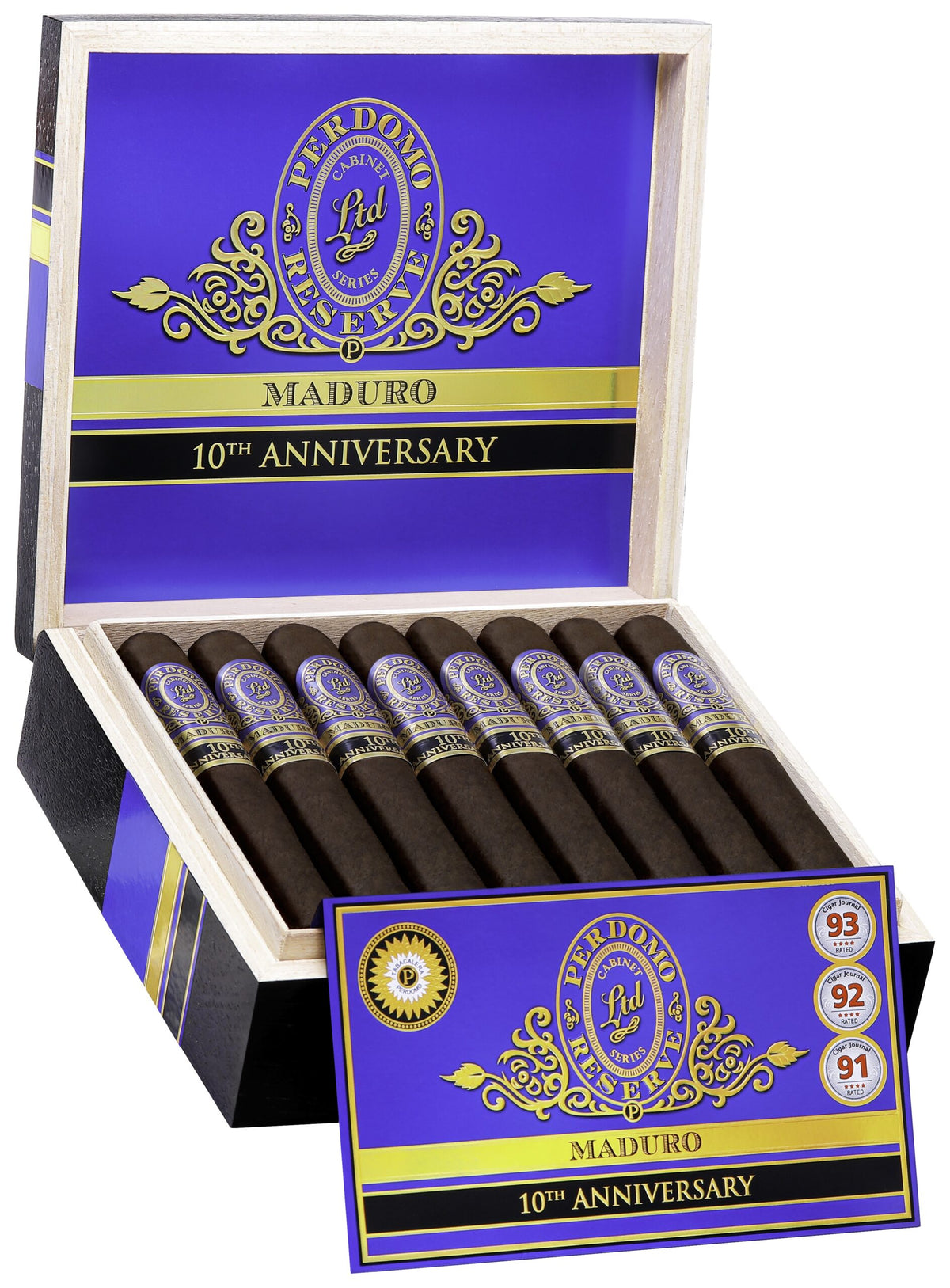 Perdomo Reserve 10th Anniversary Champagne Maduro Churchill 25ct