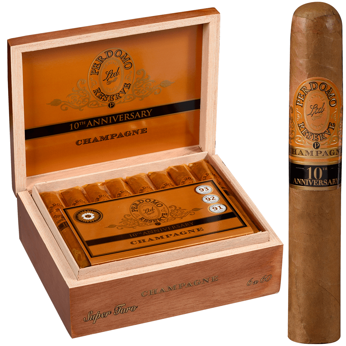 Perdomo Reserve Champagne Series Super Toro 25ct