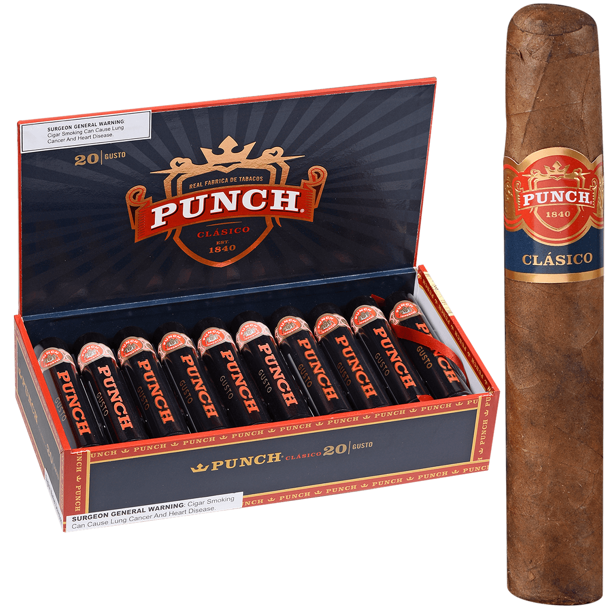 Punch Gusto Tubo 20ct