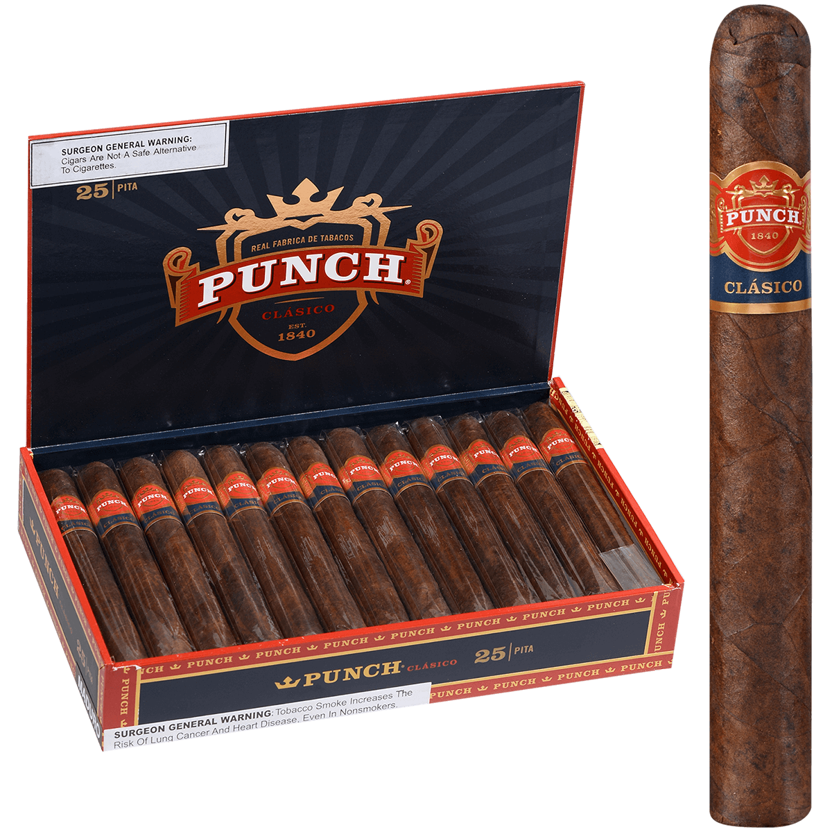 Punch Pitas Maduro 25ct