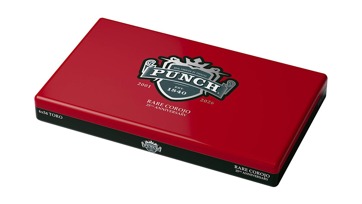 Punch Rare Corojo 25th Anniversary 2026 Toro 10ct 3