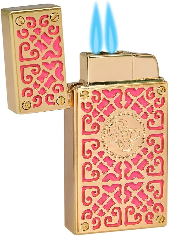 Rocky Patel Burn Lighter Pink/Gold 2
