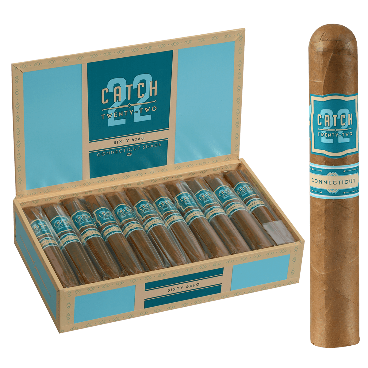Rocky Patel Catch 22 Connecticut Sixty 22ct