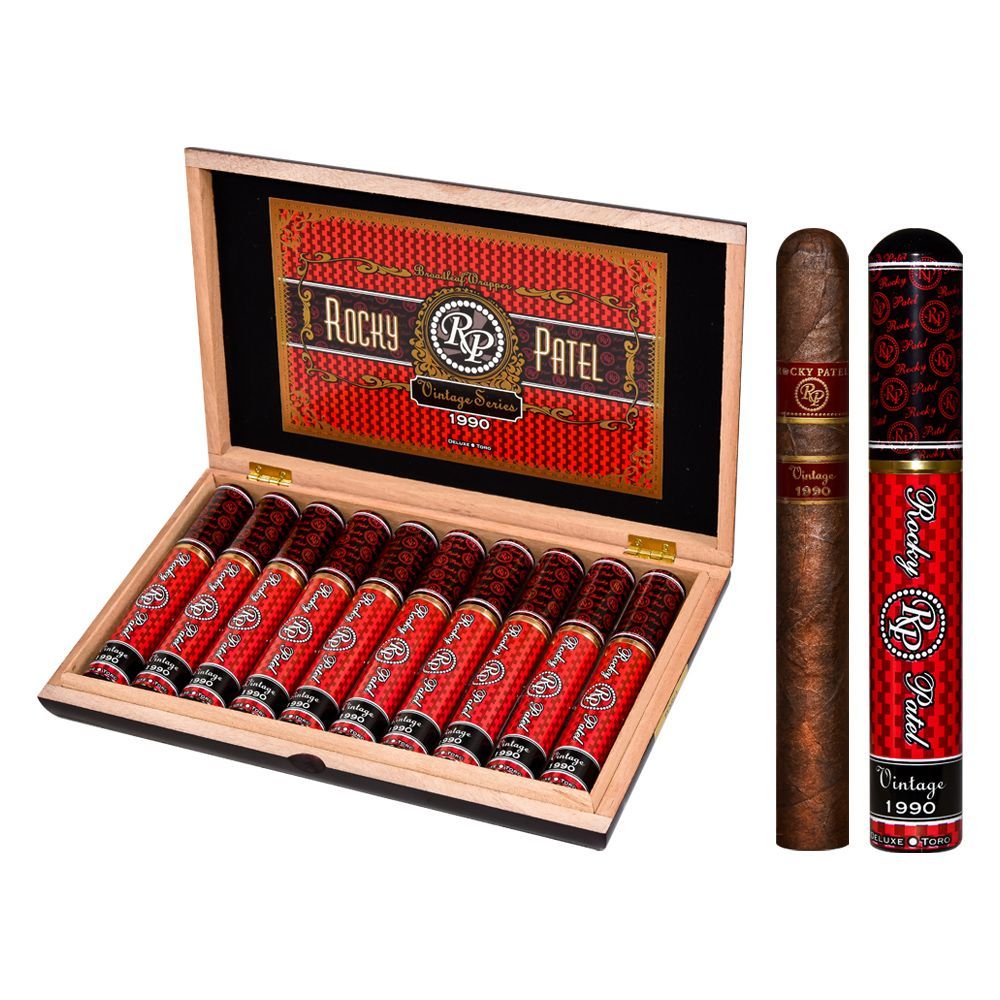 Rocky Patel Vintage 1990 Deluxe Toro Tubo 10ct