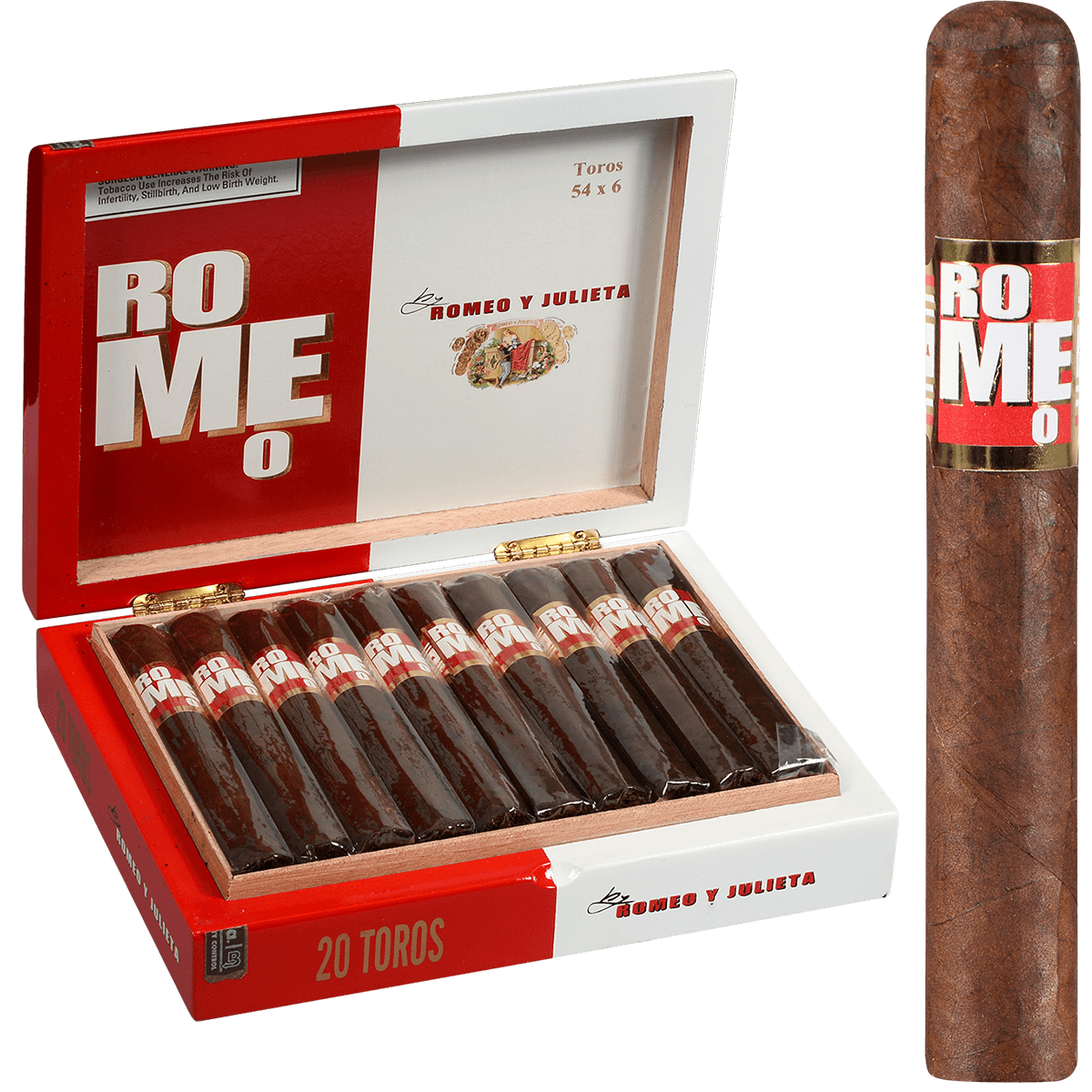 Romeo by Romeo Y Julieta Toro 20ct