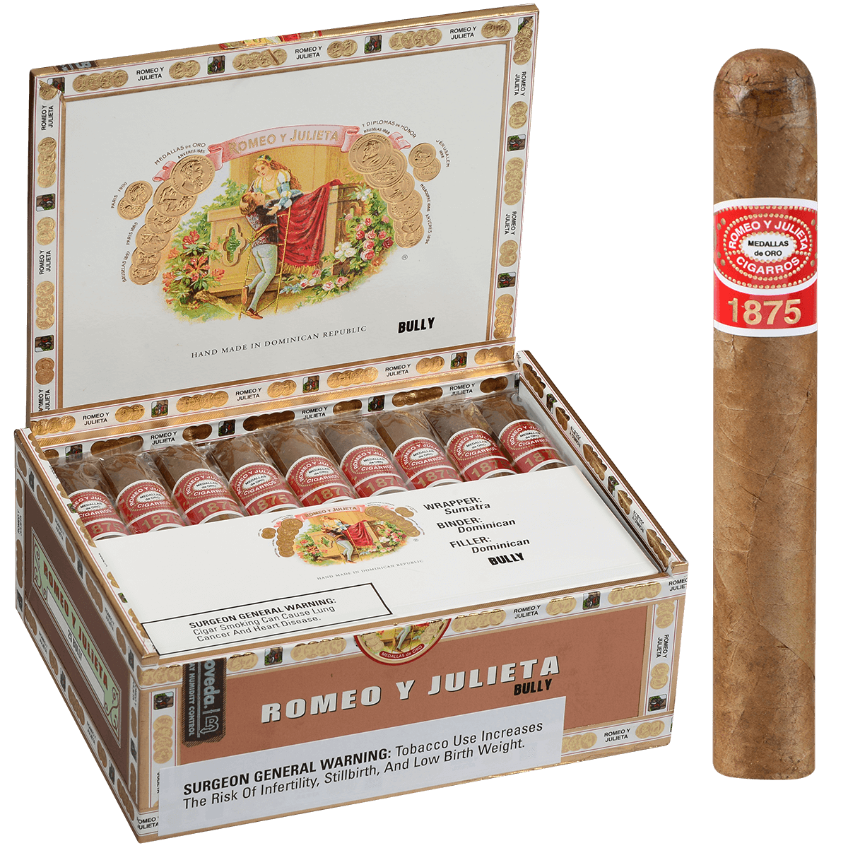 Romeo Y Julieta 1875 Bully 25ct