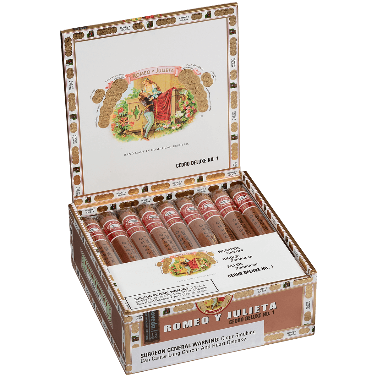 Romeo Y Julieta 1875 Cedro Deluxe No.1 25ct 4