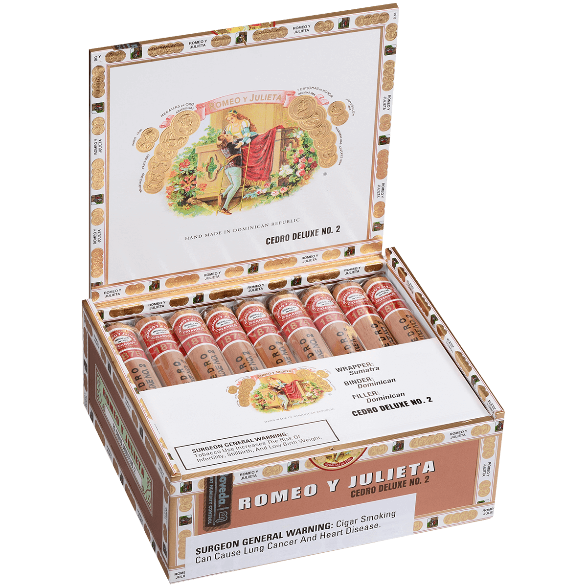 Romeo Y Julieta 1875 Cedro Deluxe No.2 25ct 4