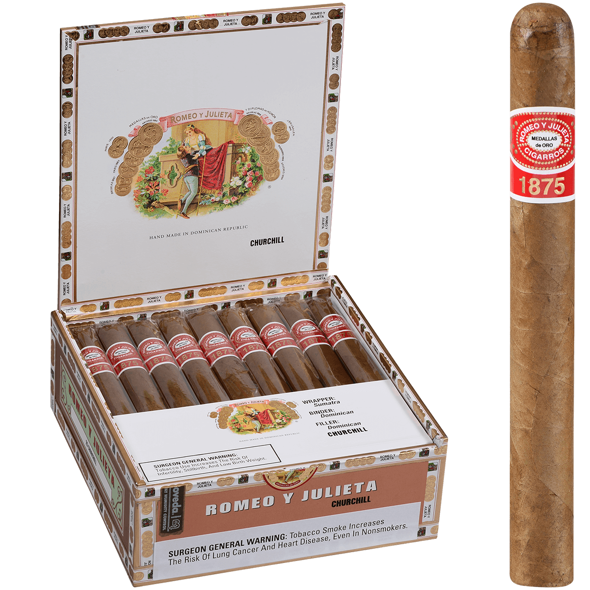 Romeo Y Julieta 1875 Churchill 25ct