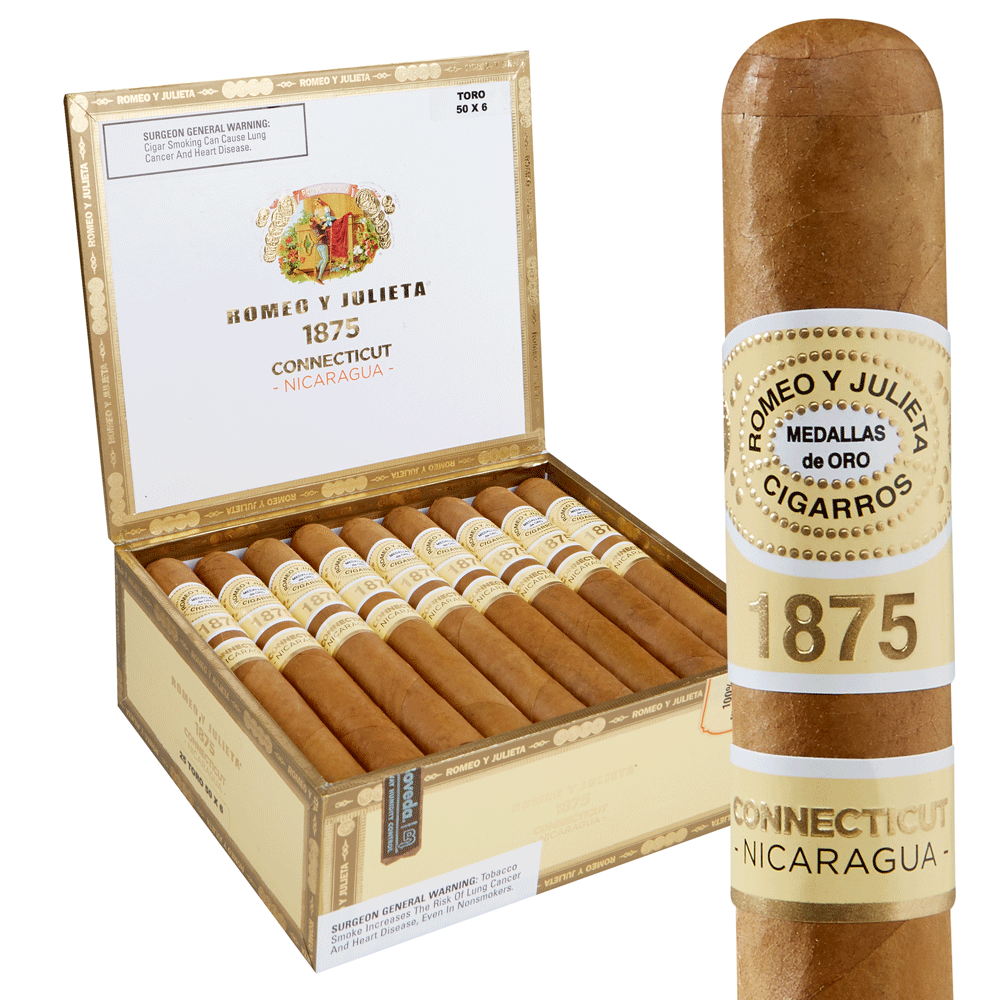Romeo Y Julieta 1875 Connecticut Nicaragua Magnum 20ct